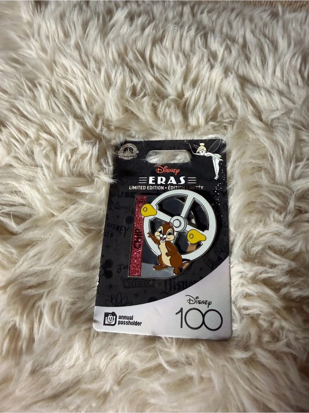 Disney Parks 100th Anniversary Eras Chip Annual Passholder pin